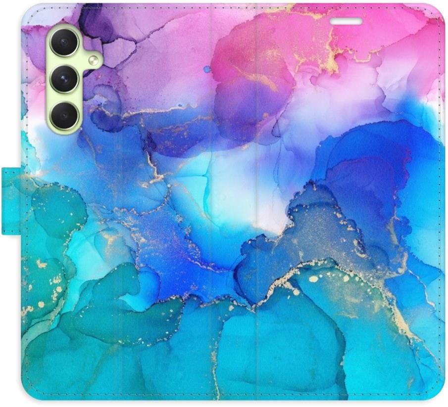 iSaprio flip puzdro BluePink Paint pre Samsung Galaxy A54 5G