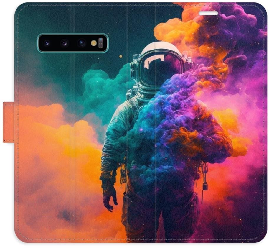 iSaprio flip puzdro Astronaut in Colours 02 pre Samsung Galaxy S10