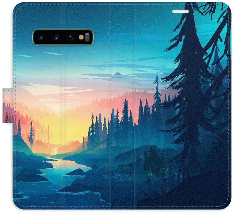 iSaprio flip puzdro Magical Landscape na Samsung Galaxy S10