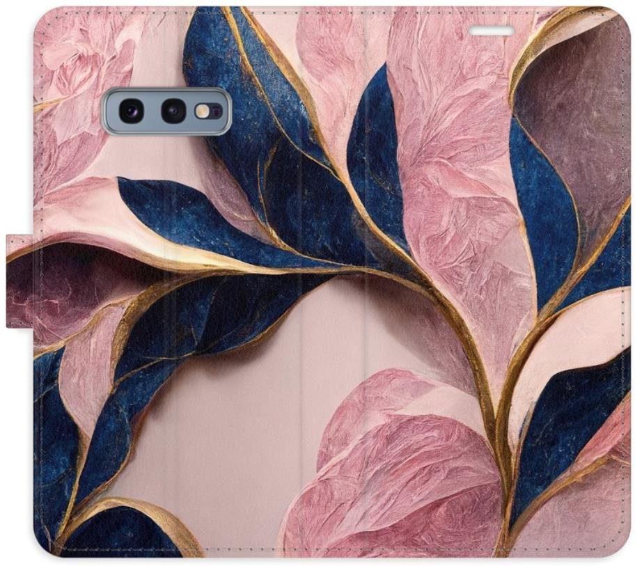 iSaprio flip puzdro Pink Leaves pre Samsung Galaxy S10e