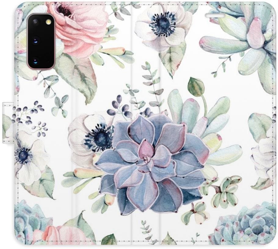 iSaprio flip puzdro Succulents pre Samsung Galaxy S20