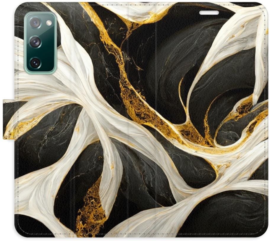 iSaprio flip puzdro BlackGold Marble na Samsung Galaxy S20 FE