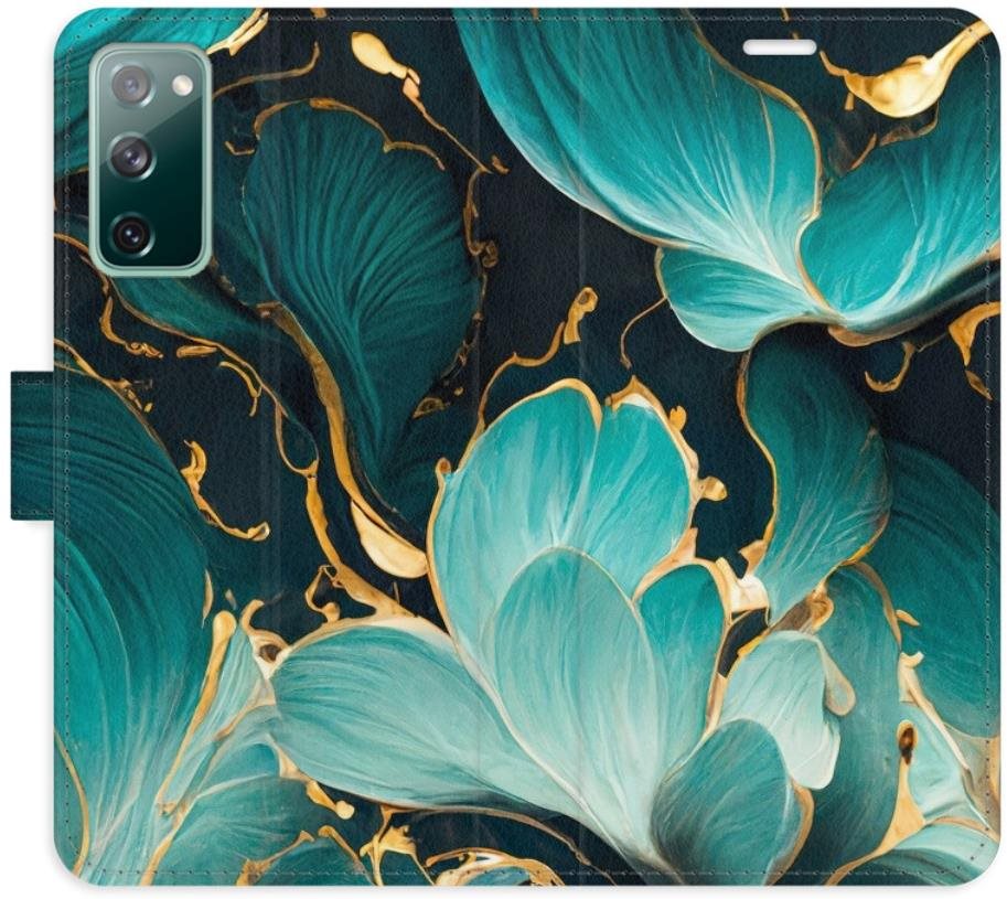 iSaprio flip puzdro Blue Flowers 02 pre Samsung Galaxy S20 FE