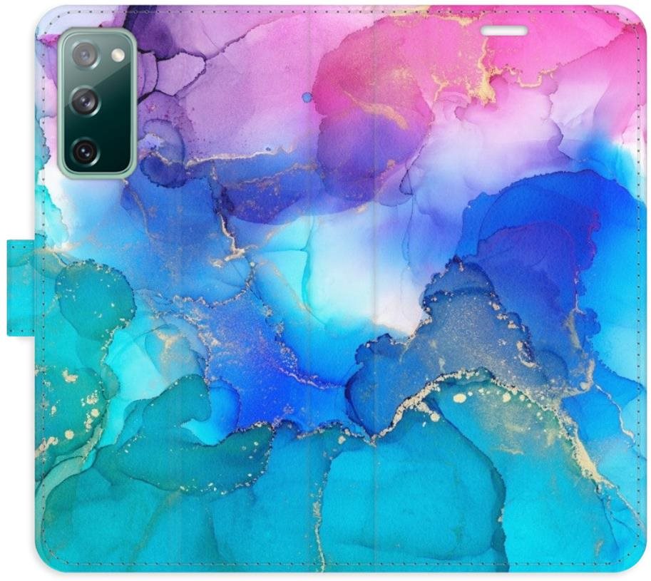 iSaprio flip puzdro BluePink Paint na Samsung Galaxy S20 FE