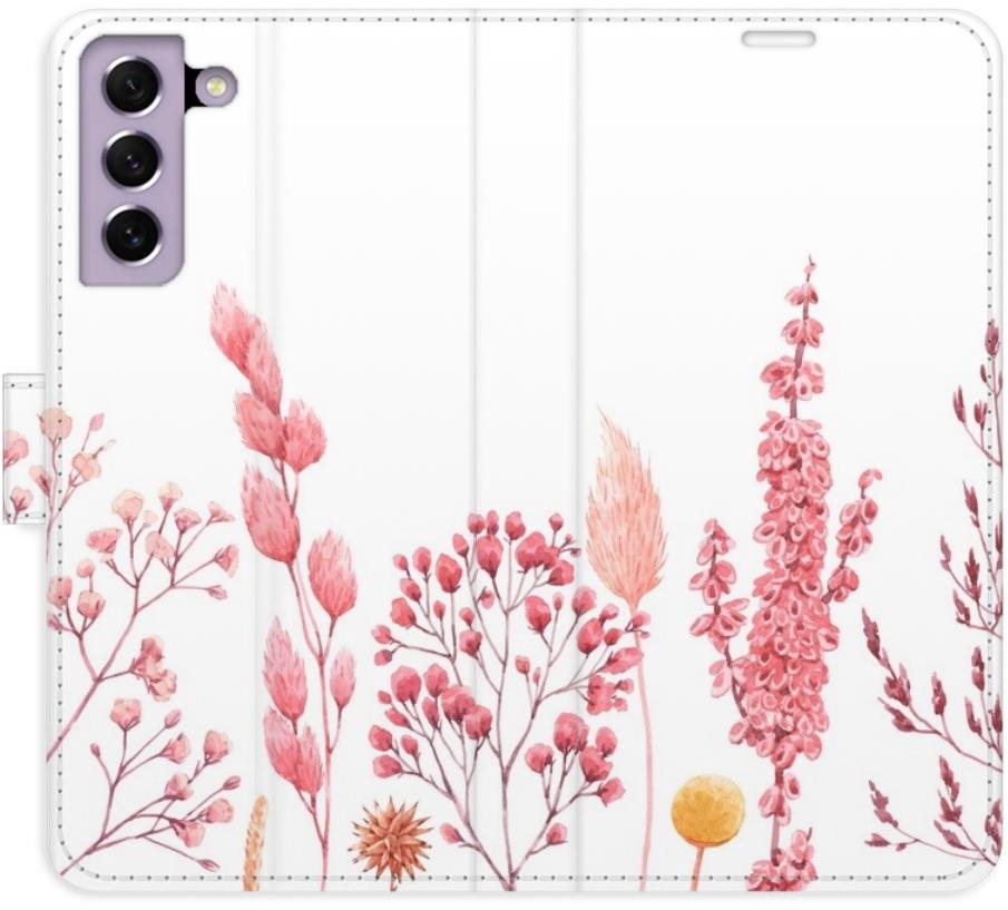 iSaprio flip puzdro Pink Flowers 03 na Samsung Galaxy S21 FE 5G