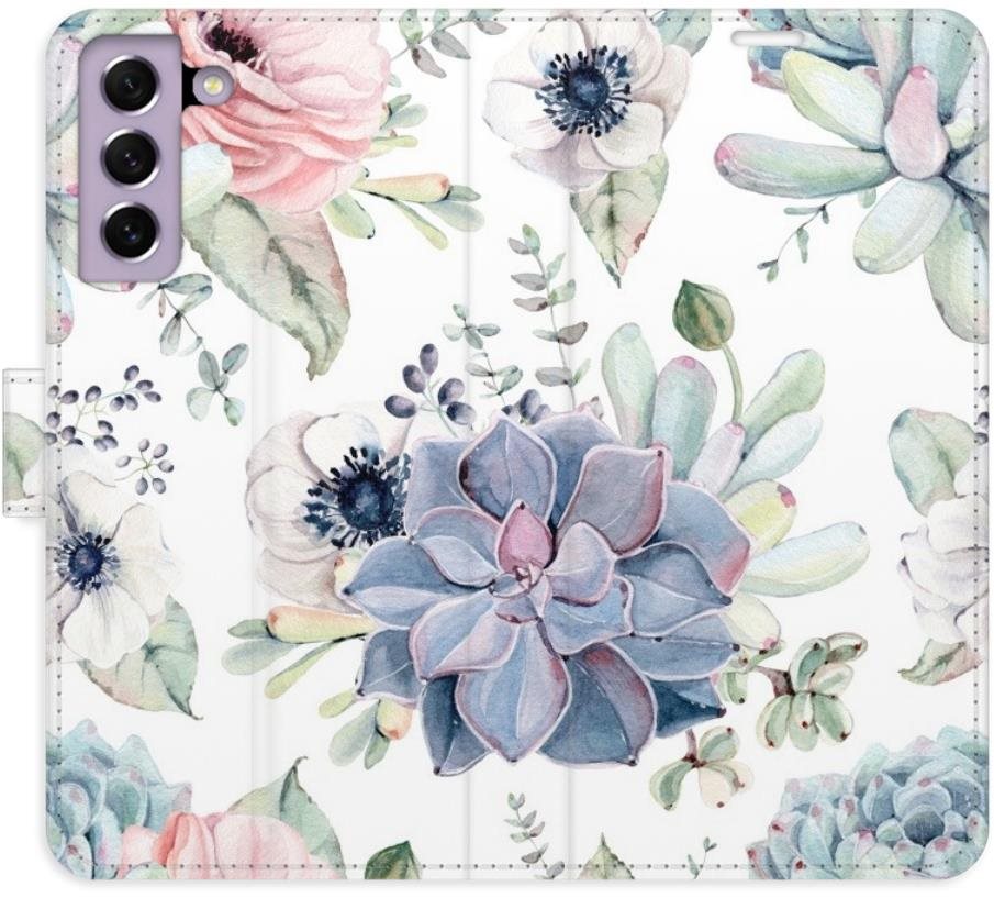iSaprio flip puzdro Succulents pre Samsung Galaxy S21 FE 5G