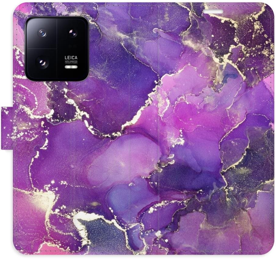 iSaprio flip puzdro Purple Marble pre Xiaomi 13 Pro