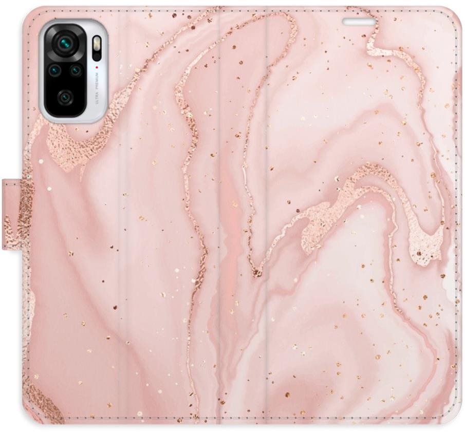 iSaprio flip puzdro RoseGold Marble pre Xiaomi Redmi Note 10/Note 10S