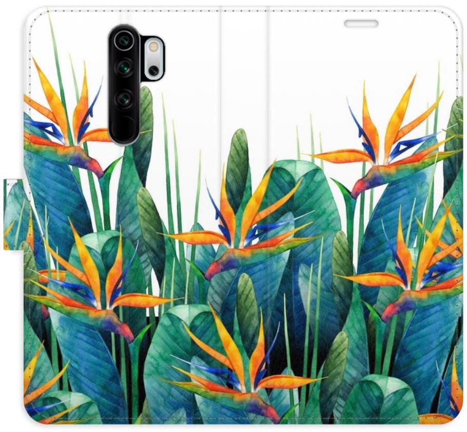 iSaprio flip puzdro Exotic Flowers 02 na Xiaomi Redmi Note 8 Pro