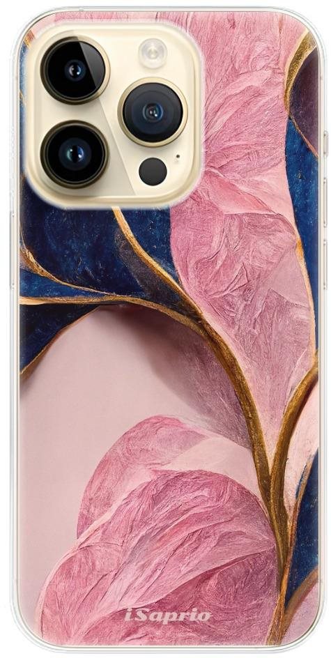 iSaprio Pink Blue Leaves pre iPhone 14 Pro