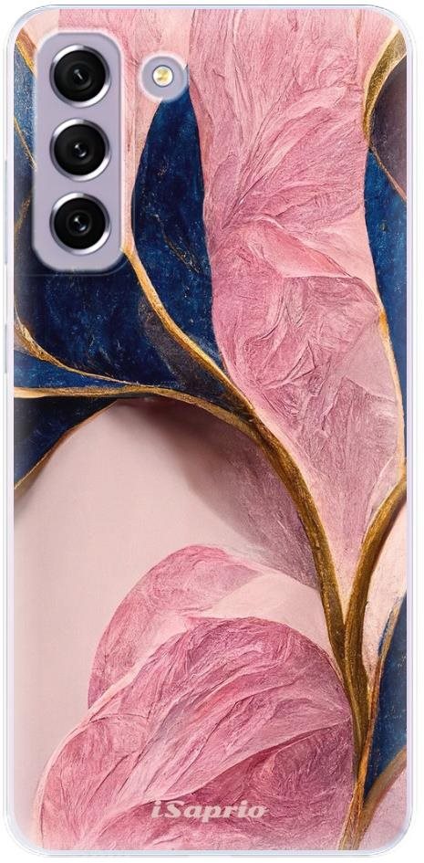 iSaprio Pink Blue Leaves pre Samsung Galaxy S21 FE 5G