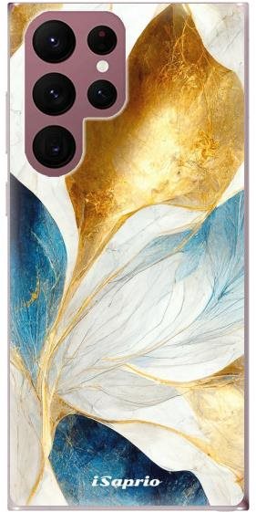 iSaprio Blue Leaves na Samsung Galaxy S22 Ultra 5G