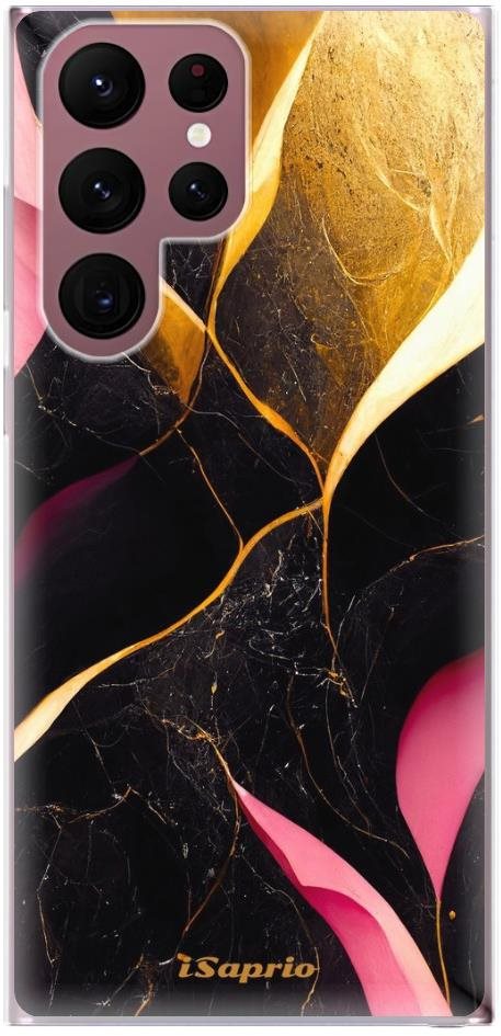 iSaprio Gold Pink Marble na Samsung Galaxy S22 Ultra 5G