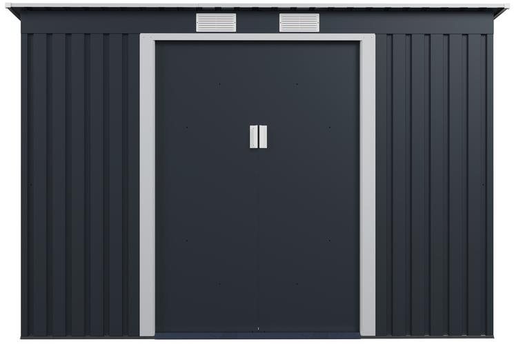 IWHome Domček záhradný ZEUS 2C 4,72 m2, antracit 176 × 261 × 181 cm