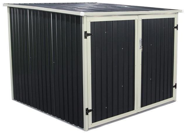 IWHome Domček záhradný NOTOS, antracit 4,02 m2 157 × 203 × 189 cm