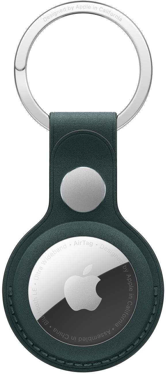 Apple FineWoven kľúčenka na AirTag tmavo zelená
