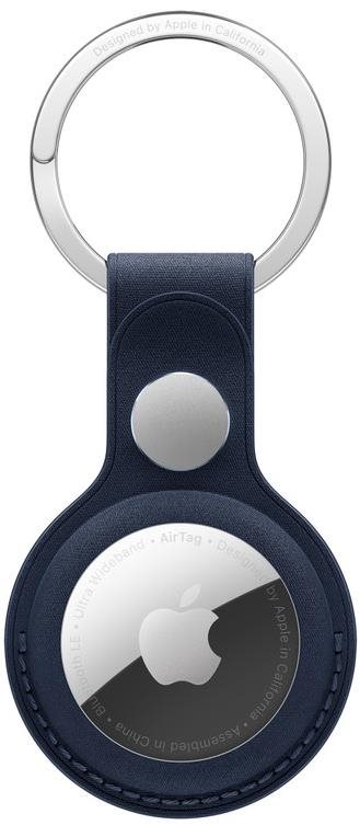 Apple FineWoven kľúčenka na AirTag tmavo modrá