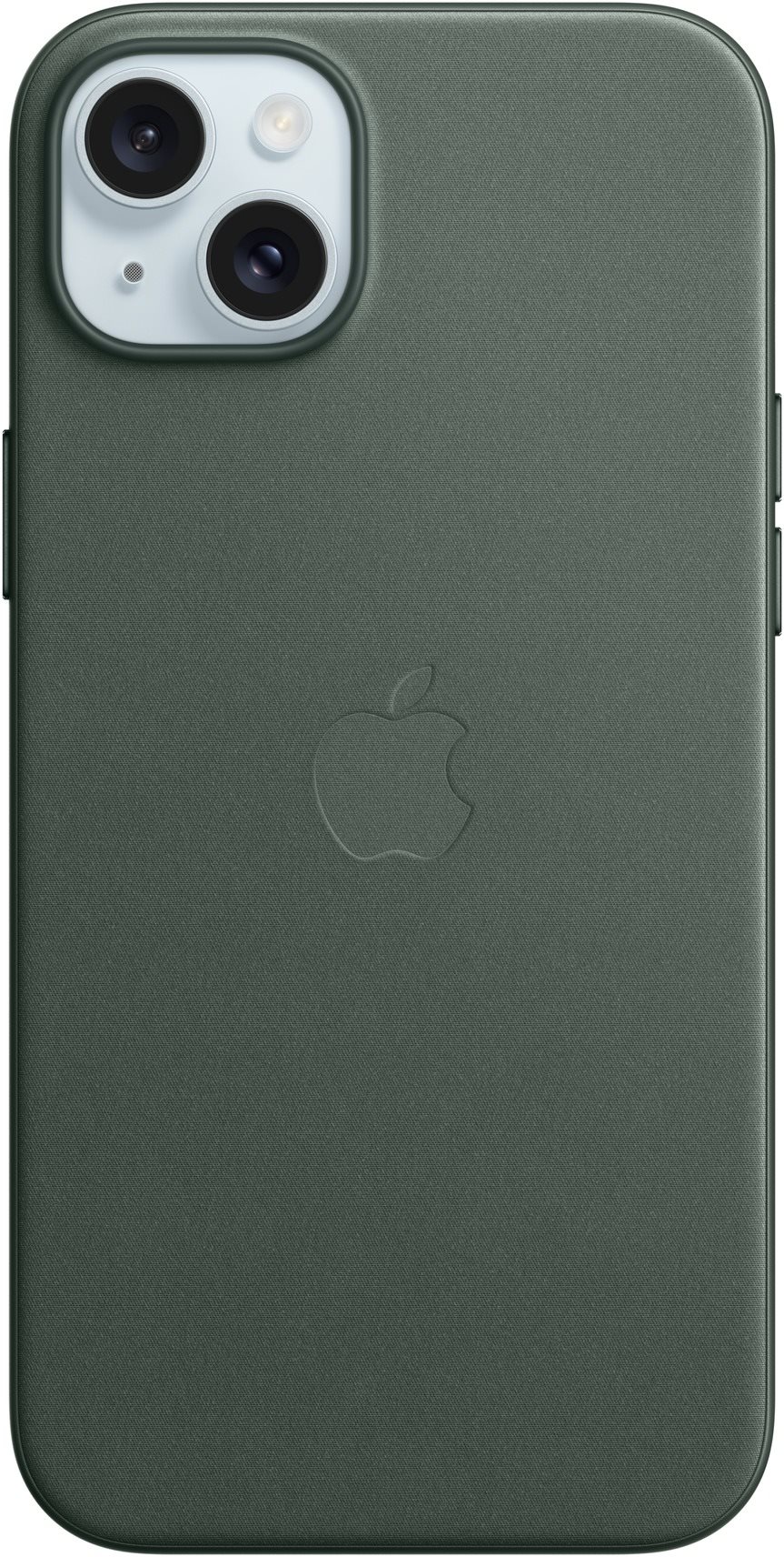 Apple iPhone 15 Plus z tkaniny FineWoven s MagSafe listovo zelený