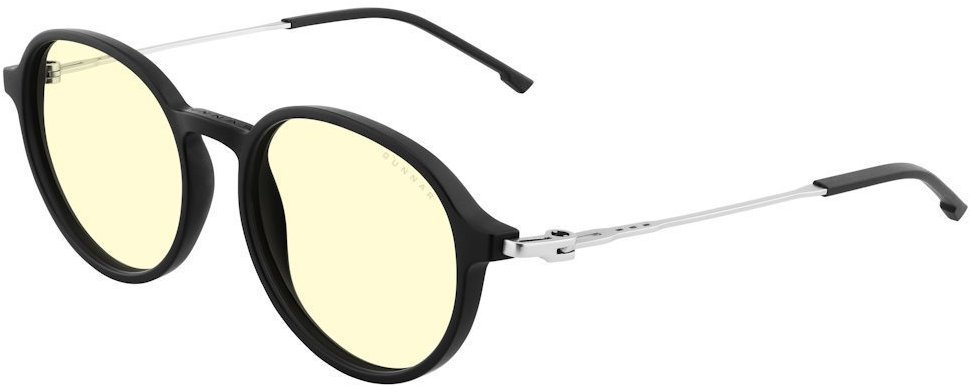 GUNNAR Loop Onyx/Mercury, jantárové/slnečné zatmavovacie sklá