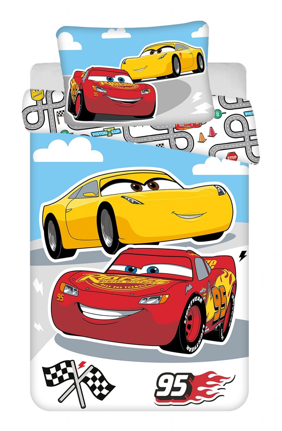 Jerry Fabrics Disney Cars Road baby 100 × 135, 40 × 60 cm
