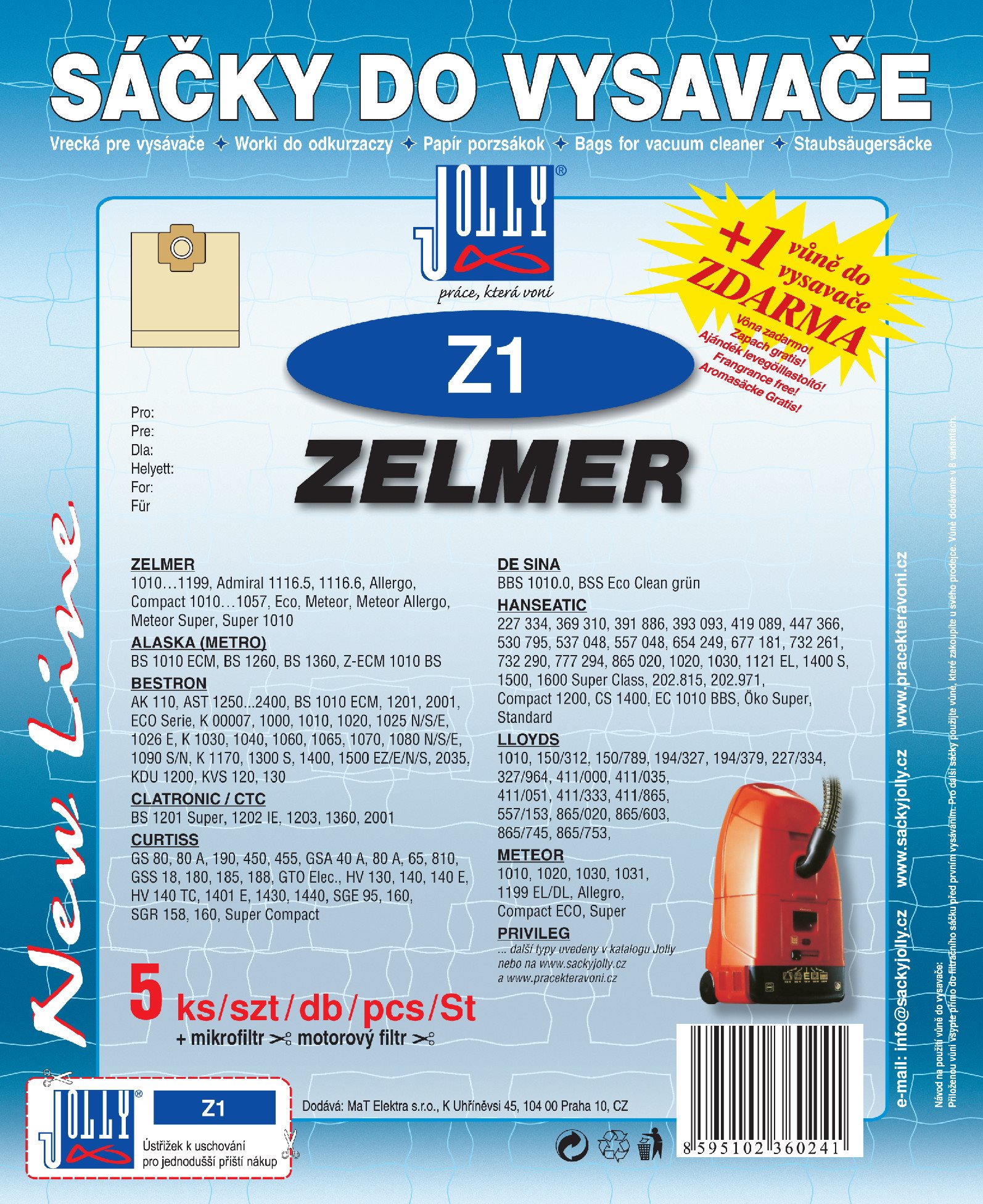 Sáčky do vysavače Z1