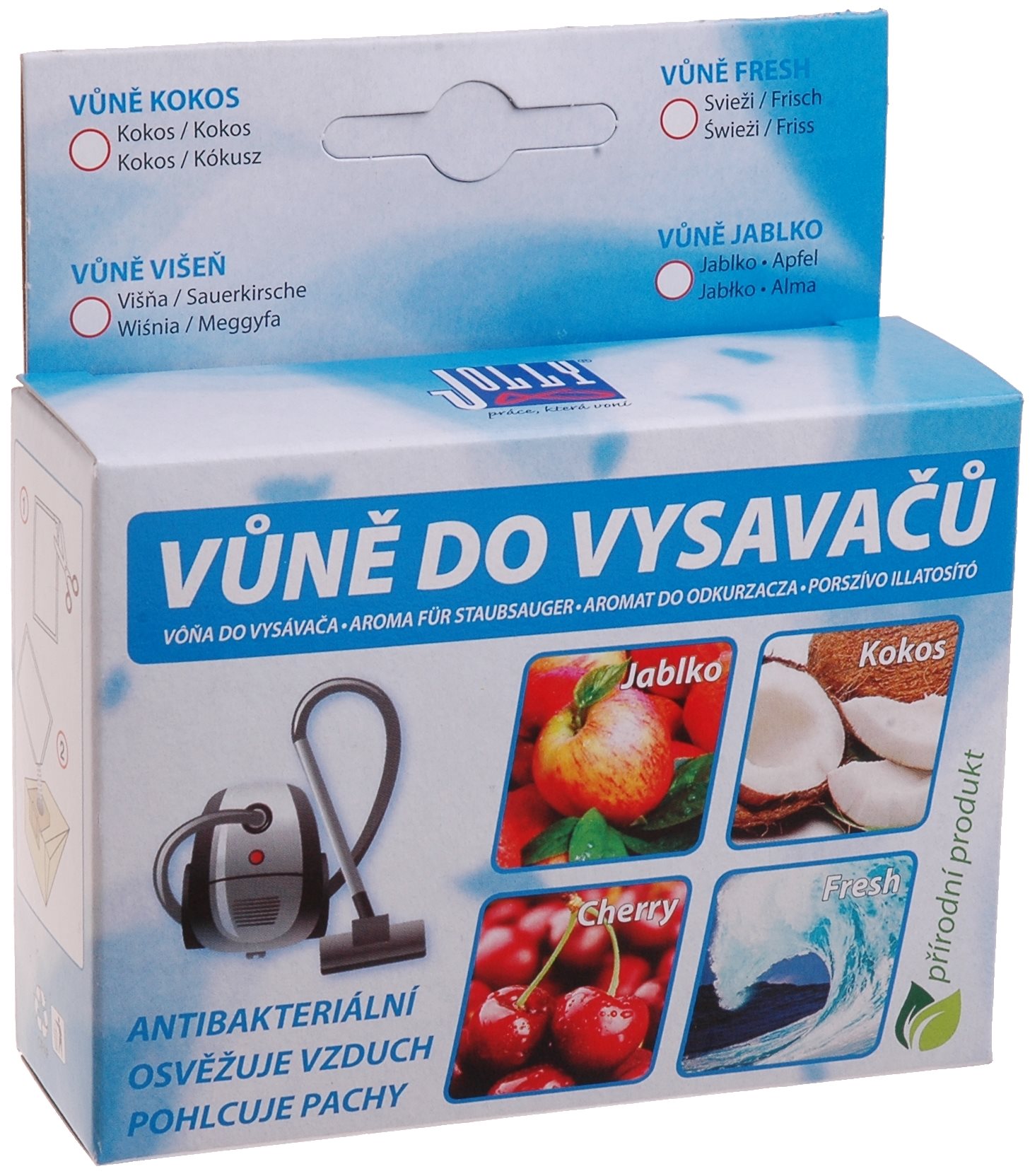Vôňa do vysávača –kokos (5 ks) – opojná vôňa trópov