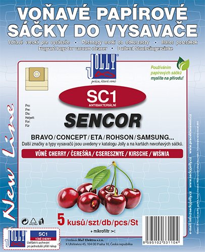 Vrecká do vysávača SC1 – vôňa CHERRY