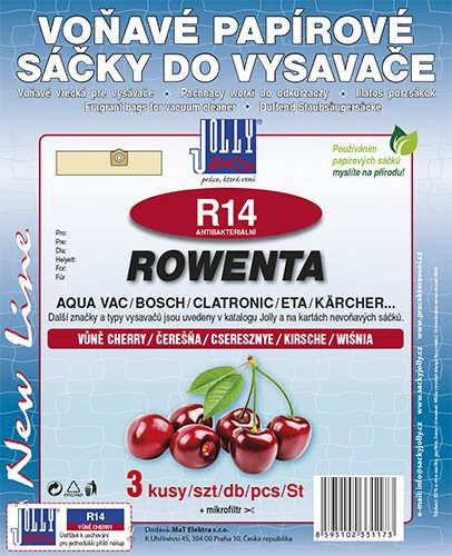 Vrecká do vysávača R14 – vôňa CHERRY