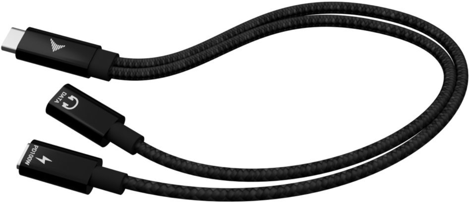 i-tec USB-C Cable Splitter Audio/Data, Power Delivery 100W