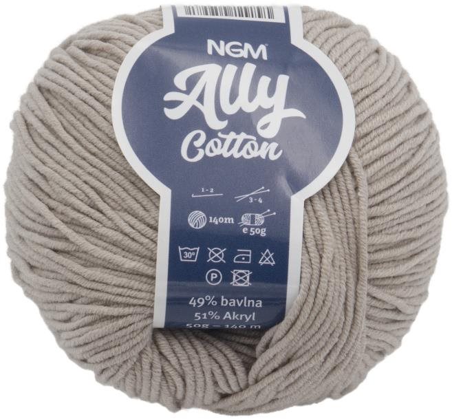 Ally cotton 50 g – 004 sivo-béžová