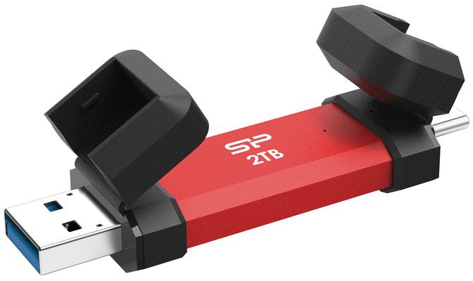 Silicon Power DS72 2 TB, červený
