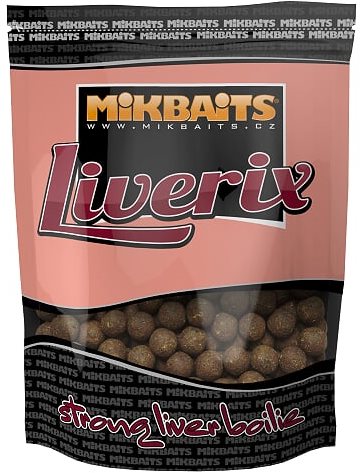 Mikbaits – Liverix Boilie Prefíkaná mušľa 24 mm 1 kg