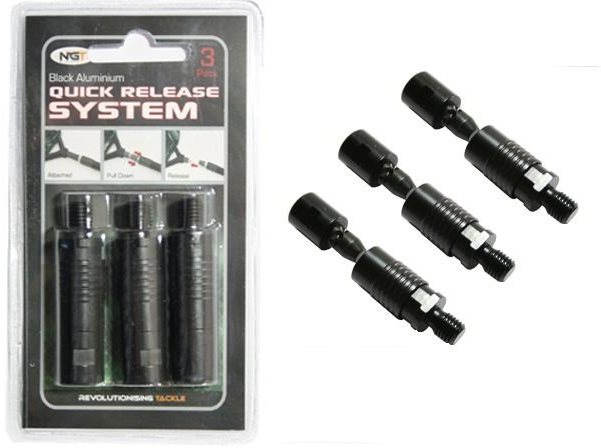 NGT Quick Release Connector Čierna 3 ks