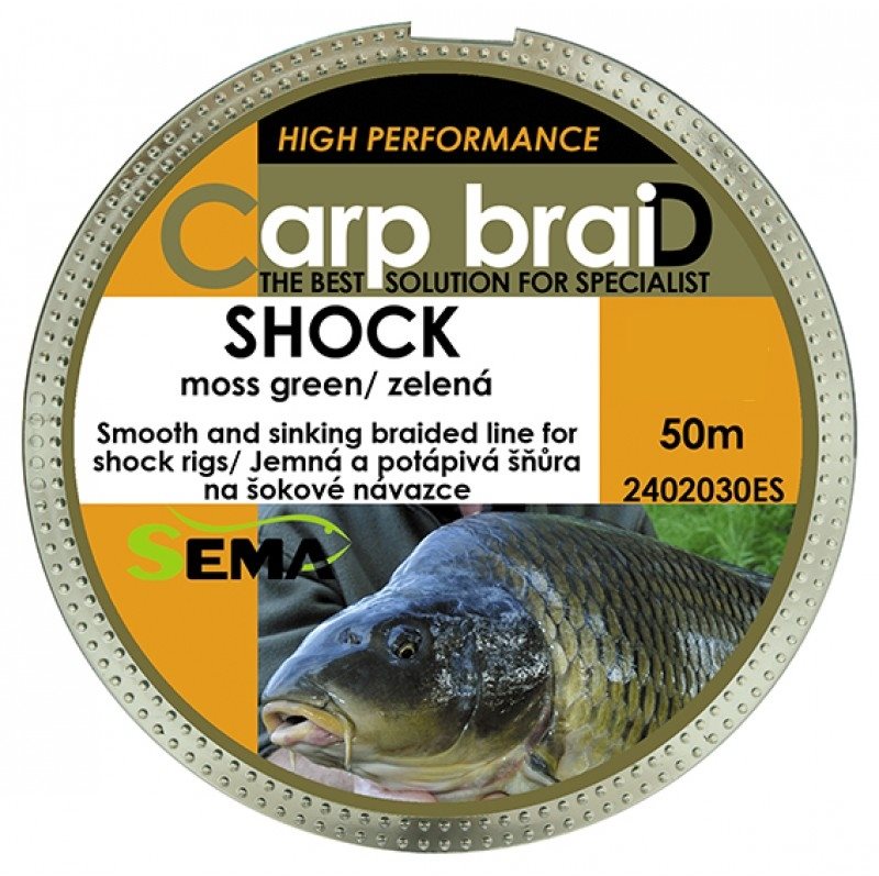 Sema Šnúra Shock 30 lbs 13,6 kg 50 m