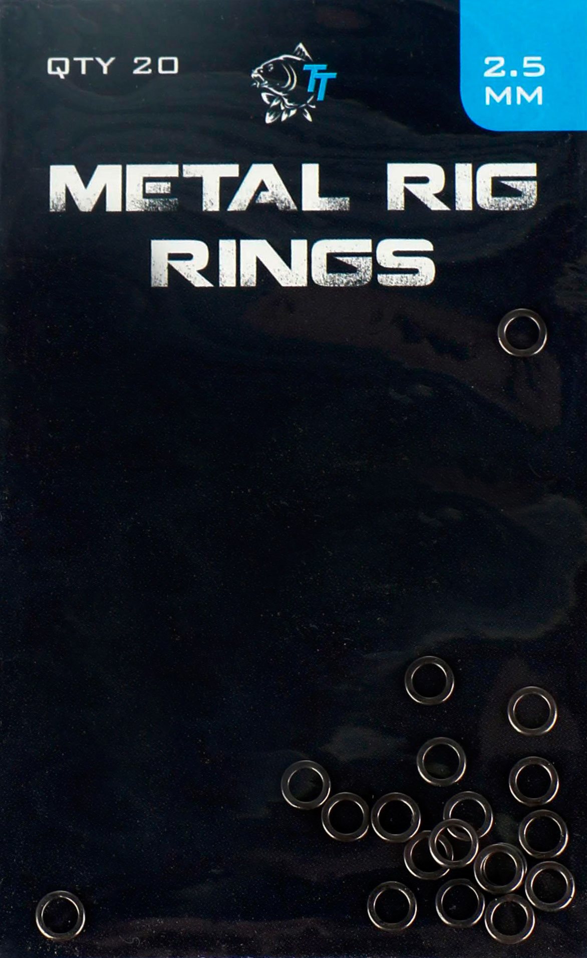 Nash Metal Rig Rings 2,5 mm 20 ks