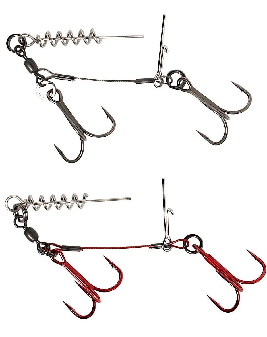 Savage Gear Carbon49 Corkscrew Stinger 2× Veľkosť 1/0 28 kg 2 ks
