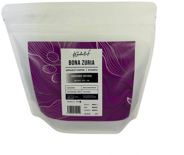 KÁVOHOLIK Etiópia, Bona Zuria, 200 g