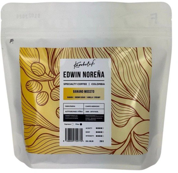 KÁVOHOLIK Kolumbia, Edwin Norena, Banano Mossto, 200 g