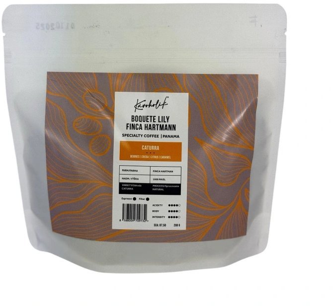 KÁVOHOLIK Panama Finca Hartman Boquete Lily, natural, 200 g