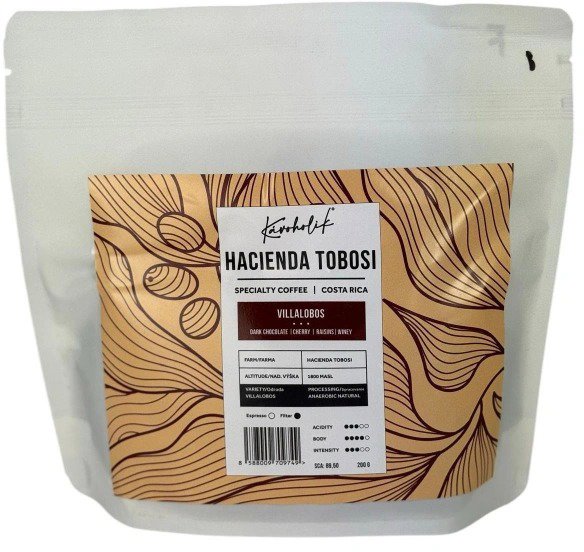 KÁVOHOLIK Kostarika, Hacienda Tobosi, Villalobos, 200 g
