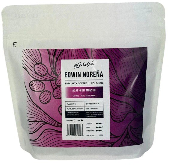 KÁVOHOLIK Kolumbia, Edwin Norena, Acai Mossto, 200 g
