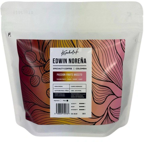 KÁVOHOLIK Kolumbia, Edwin Norena, Passion Fruits Mossto, 200 g