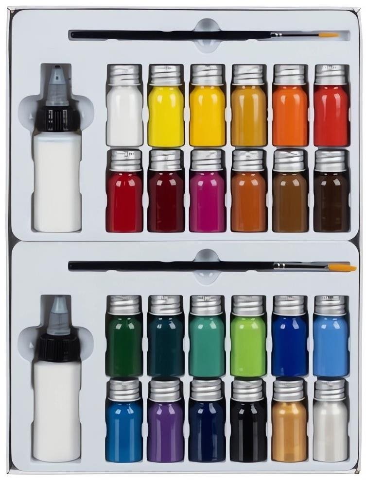 Maaleo 22948 Farby na textil 24 × 10 ml
