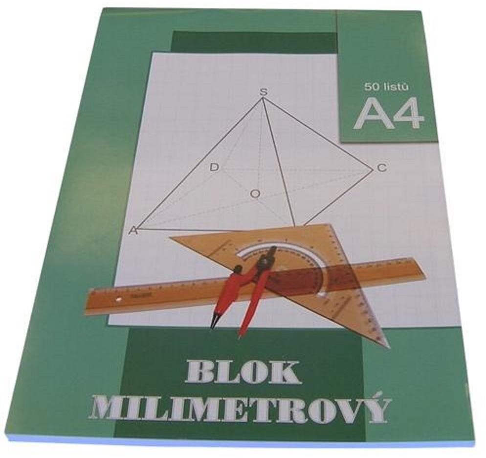 Stepa Milimetrový papier A4/50 listov, blok