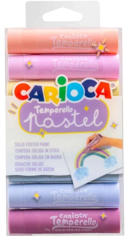 Carioca Temperové farby Pastel 8 ks