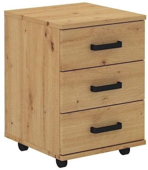 Najlacnejší nábytok Kontajner AGEPSTA 3S, dub artisan