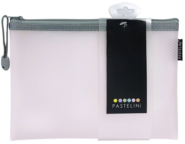 KARTON P+P Pastelini obálka so zipsom sieťovaná A5 ružová