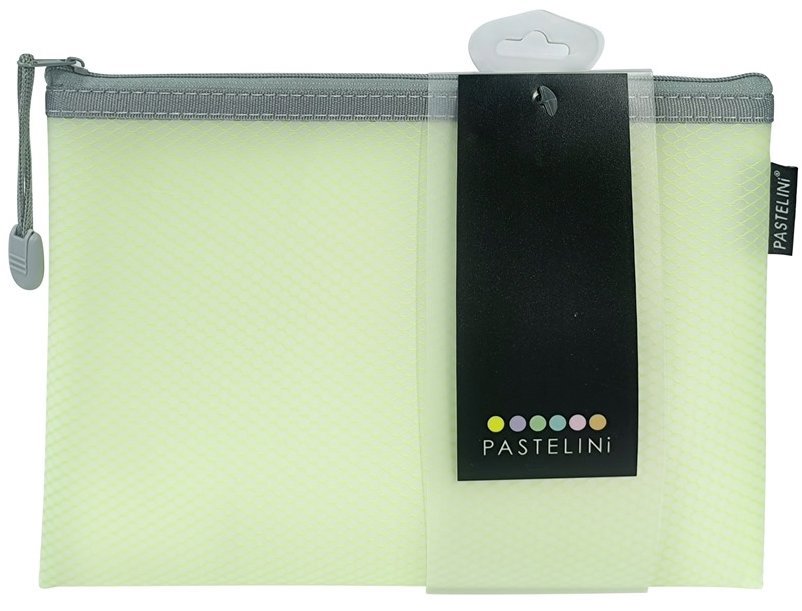KARTON P+P Pastelini obálka so zipsom sieťovaná A5 zelená