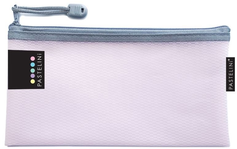 KARTON P+P Pastelini obálka so zipsom sieťovaná DL ružová