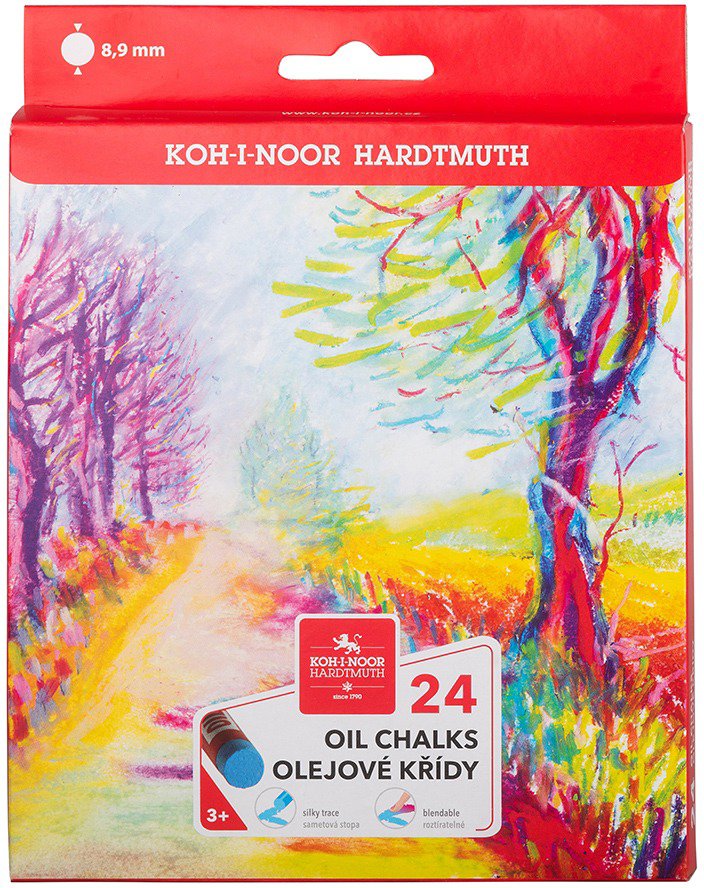 Koh-i-noor 8314/24 – umelecké olejové kriedy – 24 ks